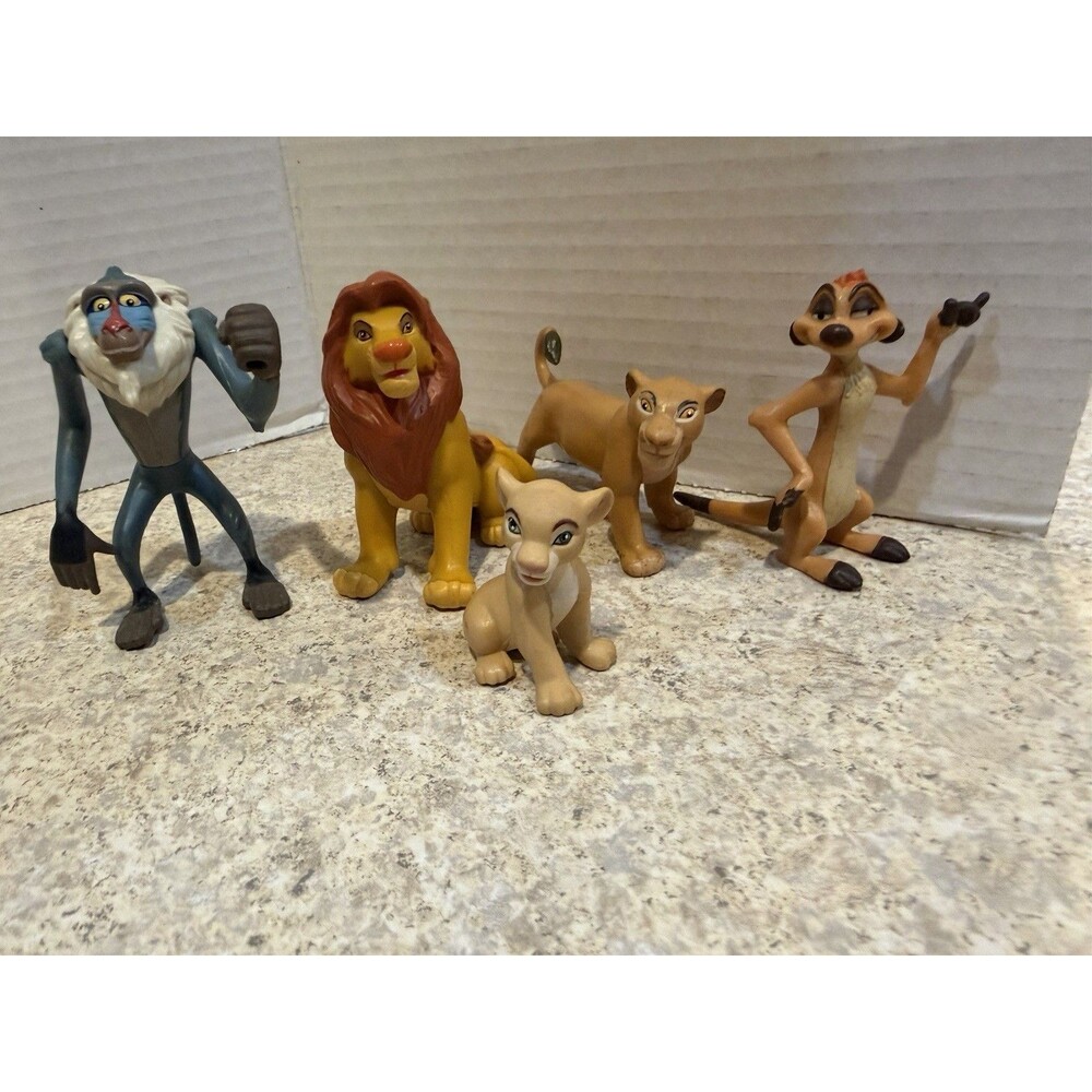 Disney Lion King PVC Figure Lot of 8 Simba Nala Kiara Rafiki Timon Cake Topper